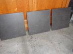 carrelage gris foncé/noir 34 cm/34 cm - 3 pièces, Autres matériaux, Enlèvement, 20 à 40 cm, Moins de 5 m²