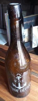 Bruine bierfles "VDS- Marque déposé", Verzamelen, Ophalen of Verzenden, Gebruikt, Flesje(s)