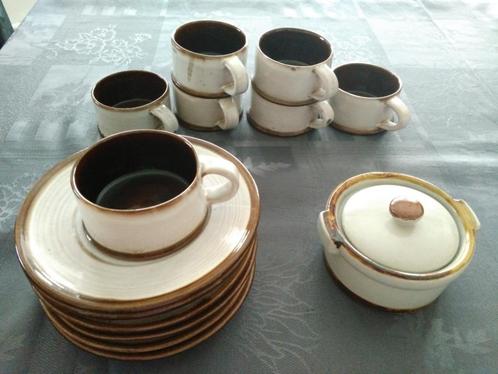 serviesgoed van keramiek, rustieke stijl en design, Huis en Inrichting, Keuken | Servies, Zo goed als nieuw, Overige stijlen, Aardewerk
