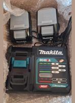 Chargeur Makita XGT 40v + 2 batteries, Doe-het-zelf en Bouw, Ophalen of Verzenden, Nieuw