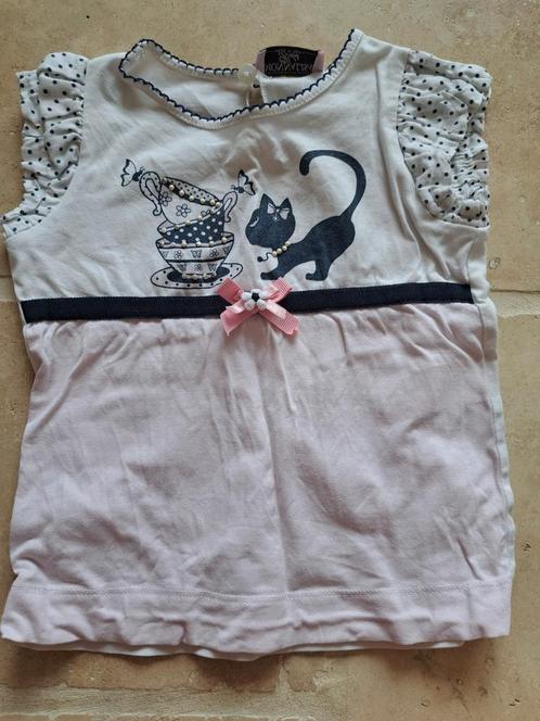 tshirt monnalisa, Kinderen en Baby's, Babykleding | Maat 80, Gebruikt, Meisje, Ophalen