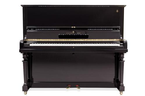 STEINWAY & SONS modèle K 132 en noir brillant, Muziek en Instrumenten, Piano's, Zo goed als nieuw, Piano, Zwart, Hoogglans, Verzenden