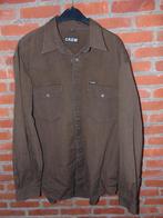 Hemd in dik katoen, Ophalen of Verzenden, Gedragen, Bruin, Halswijdte 43/44 (XL)