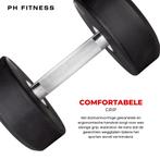 PH Fitness Ronde Polyurethaan Dumbbells 2KG t/m 20KG, Ophalen of Verzenden, Nieuw, Borst, Dumbbell