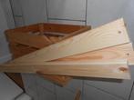 17 lattes planches en bois 7 eur, OU caisse bois Ikea 7eur, Bricolage & Construction, Bois & Planches, Enlèvement, Comme neuf