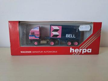 Herpa vintage Daf met Bell container