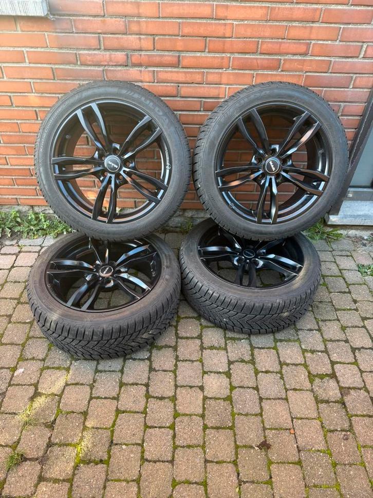 Jantes Mak alu 18" 5x120 ET30 + pneus hiver 245/45R18, Auto-onderdelen, Banden en Velgen, Band(en), Winterbanden, 18 inch, Ophalen