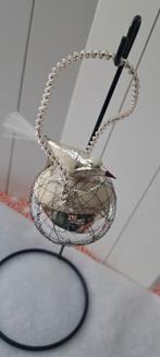 Vogel op nest zeldzame antieke kersthanglamp, Diversen, Ophalen of Verzenden