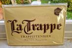 Vintage metalen bord — La Trappe Trappistenbier, Verzamelen, Ophalen of Verzenden, Nieuw, Reclamebord, Plaat of Schild, La Trappe