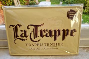 Vintage metalen bord — La Trappe Trappistenbier beschikbaar voor biedingen