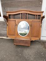 Vintage wandkapstok met spiegel, Ophalen, Huis en Inrichting