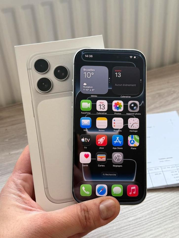 iPhone 17 Pro, 256GB Silver NEUF!! Vend ou échange, Télécoms, Téléphonie mobile | Apple iPhone, Neuf, 256 GB, Sans abonnement