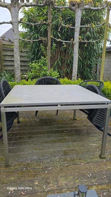 Tuintafel inox, Enlèvement