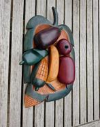 Houten fruitschaal met fruit, Antiek en Kunst, Ophalen of Verzenden