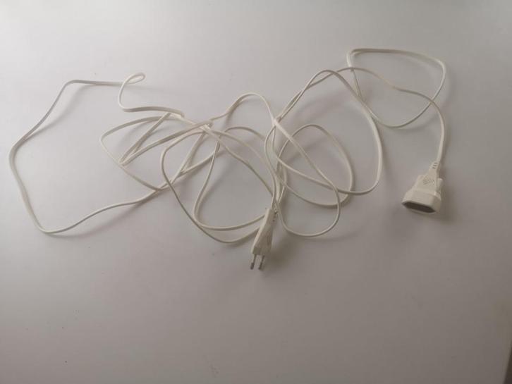 Verlengdraad, platte stekker, lengte  5 m, Hobby en Vrije tijd, Overige Hobby en Vrije tijd, Ophalen of Verzenden