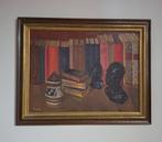 Finette Dupont olieverf op paneel stil leven, Antiek en Kunst, Ophalen