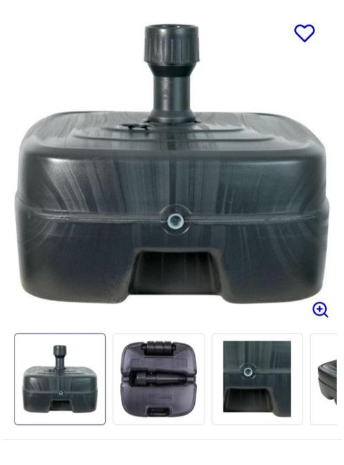 Parasolvoet vulbaar 50 liter, Tuin en Terras, Parasols, Nieuw, Parasolvoet, Minder dan 1 meter, Ophalen