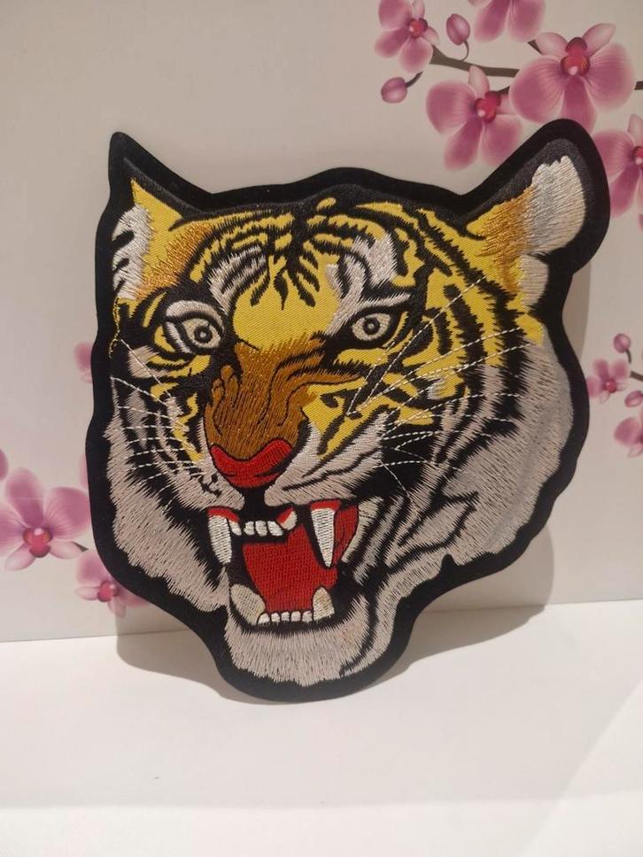 🐅 Opstrijk Tijger Embleem, Hobby en Vrije tijd, Naaien en Fournituren, Nieuw, Overige typen, Ophalen of Verzenden