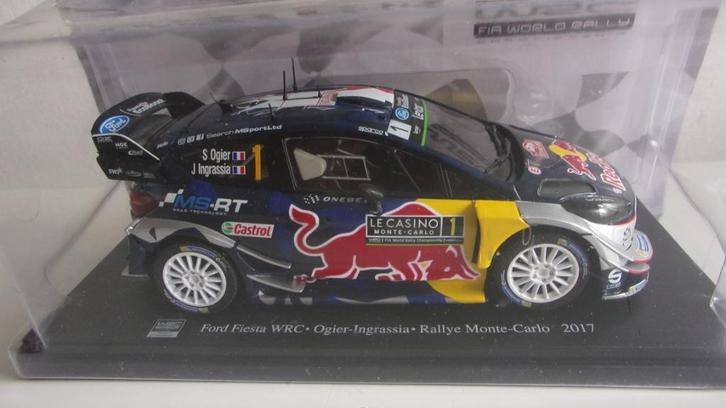 FORD FIESTA WRC OGIER au M-C 2017.1/24 NEUVE SCELLEE, Hobby en Vrije tijd, Modelauto's | 1:24, Nieuw, Auto, Overige merken, Ophalen of Verzenden