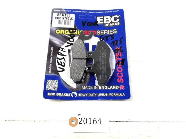 GTS125 2006 - 2018 Vespa Remblok D1-38043, Motoren, Onderdelen | Overige