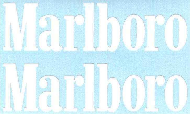 Marlboro sticker set #7, Motoren, Accessoires | Stickers, Verzenden