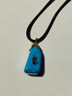 Collier verseau avec pierre turquoise, Enlèvement, Utilisé, Bleu, Avec pendentif