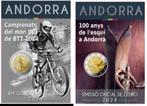 SET ANDORRA 2024 Mountainbike en Ski, Ophalen of Verzenden, Overige landen, 2 euro, Losse munt