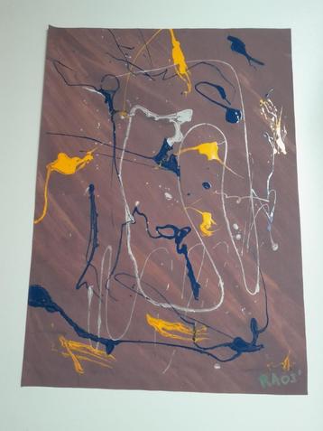 Purple Abstract werk beschikbaar voor biedingen