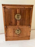 Mooie vintage houten kast 140x105x60cm (hxbxd), Antiek en Kunst, Ophalen