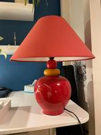 Rode vintage lamp, Huis en Inrichting, Ophalen, Zo goed als nieuw