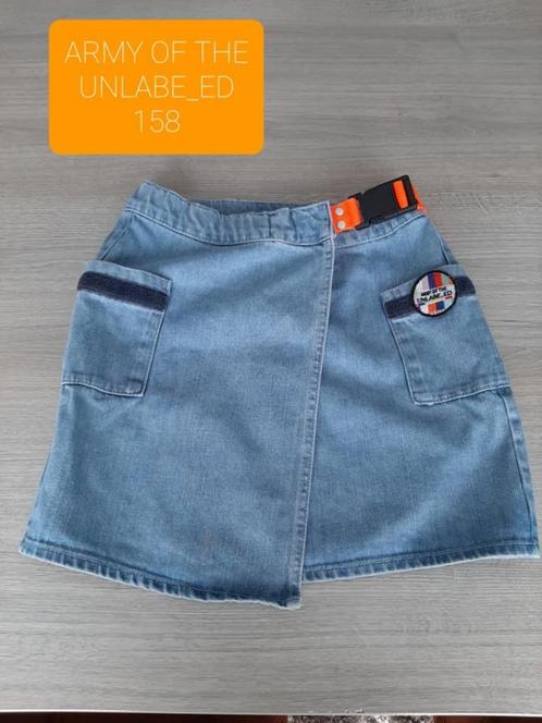 2 Jean Rokjes (158)JBC, Kinderen en Baby's, Kinderkleding | Maat 158, Zo goed als nieuw, Meisje, Jurk of Rok, Ophalen