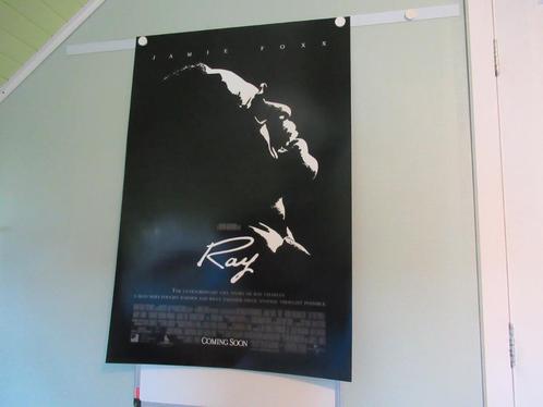 Affiche du film RAY, Collections, Posters & Affiches, Comme neuf, Cinéma et TV, Affiche ou Poster pour porte ou plus grand, Rectangulaire vertical