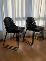 Chaises Zach noires (Habitat), Ophalen, Zwart, Zo goed als nieuw, Design moderne ajouré