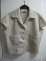 Beige linnen bloesje van Guy Marrand, 40. NIEUW, Kleding | Dames, Blouses en Tunieken, Ophalen of Verzenden, Nieuw, Beige