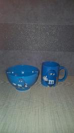 M&M’s mok en kom, Huis en Inrichting, Keuken | Servies, Ophalen of Verzenden, Zo goed als nieuw, Kop(pen) en/of Schotel(s)