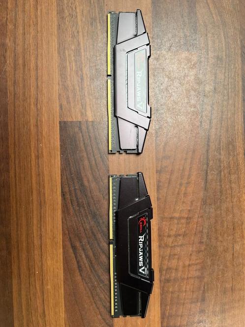 G.Skill DDR4 Ripjaws-V 2x8GB 3600 F4-3600C18D-16GVK Geheugen, Computers en Software, RAM geheugen, Zo goed als nieuw, Desktop