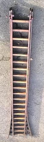 Échelle double en bois en 2 element 9m20 longeur total, Bricolage & Construction, Pliable ou rétractable/escamotable, Échelle