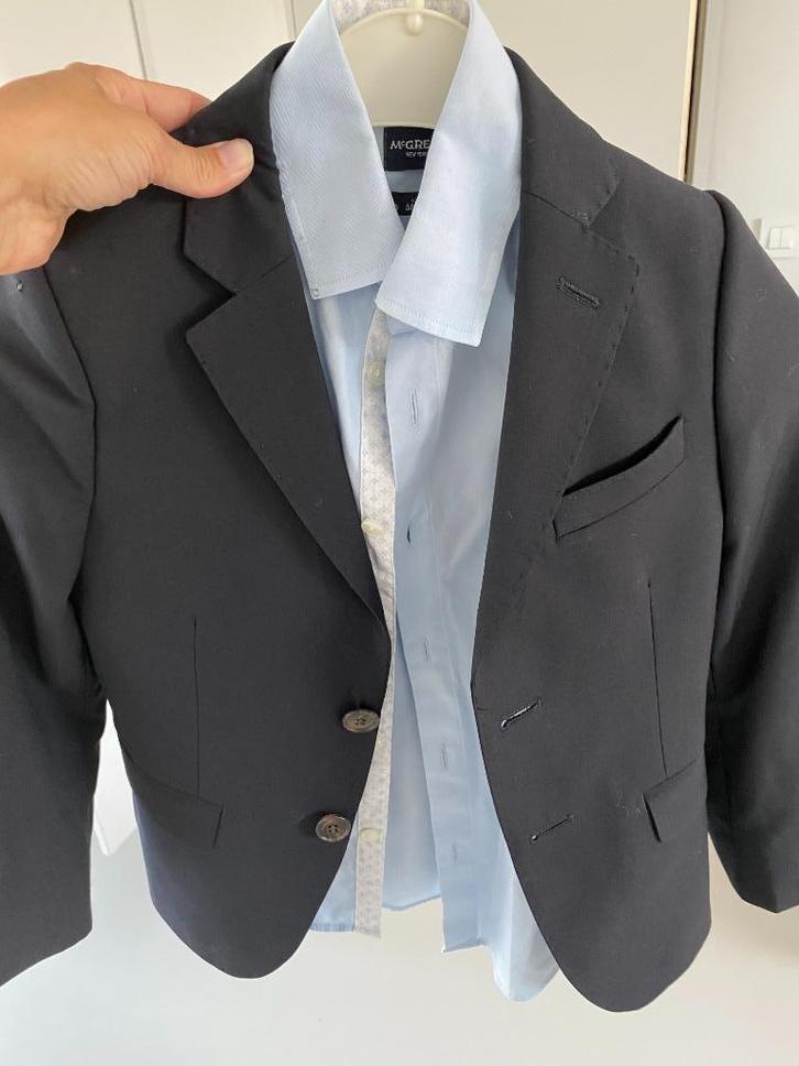 kostuumjas en hemd mcgregor 128, Kinderen en Baby's, Kinderkleding | Maat 128, Gebruikt, Jongen, Setje, Ophalen of Verzenden