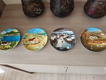 4 oude Koreaanse borden beschikbaar voor biedingen