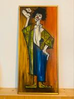 Schilderij print vintage clown, Antiek en Kunst, Ophalen
