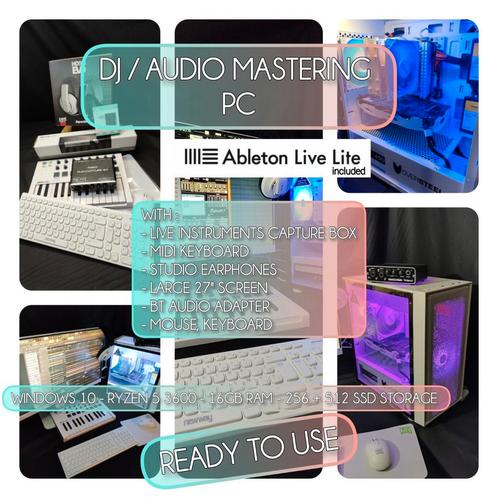 PC-dj/muziekmastering, Computers en Software, Desktop Pc's, Zo goed als nieuw, SSD, Gaming, Ophalen of Verzenden