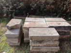 20-tal Betonblokken/zenderstenen, Doe-het-zelf en Bouw, Metselstenen, Ophalen, Gebruikt, Beton
