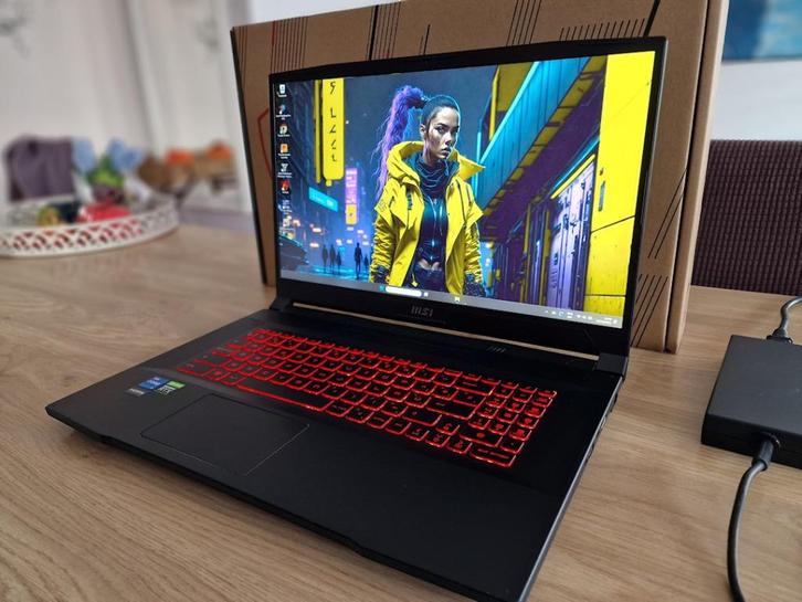 RTX3070Ti●GAME LAPTOP MSI KATANA•17"FHD●144Hz•i7-12700H•1TB, Computers en Software, Windows Laptops, Zo goed als nieuw, 17 inch of meer