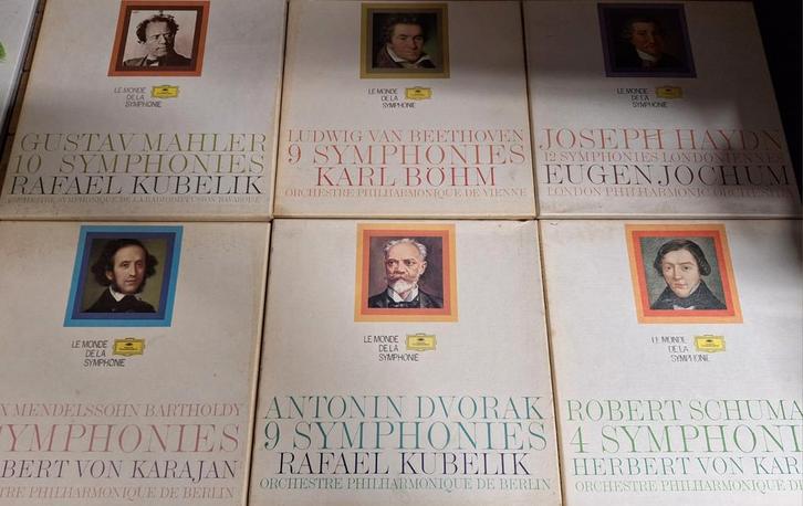 Lot 12 x Boxset Lp's Deutsche Grammophon Classical, Cd's en Dvd's, VHS | Film, Gebruikt, Ophalen of Verzenden