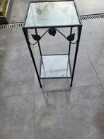 Smeedijzeren voetstuktafel van 58 cm, Antiek en Kunst, Ophalen