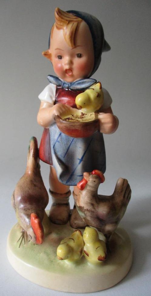M I Humm:199 Vintage -Feeding Time- TMK-2 3de versie-Excell., Verzamelen, Beelden en Beeldjes, Zo goed als nieuw, Hummel, Verzenden