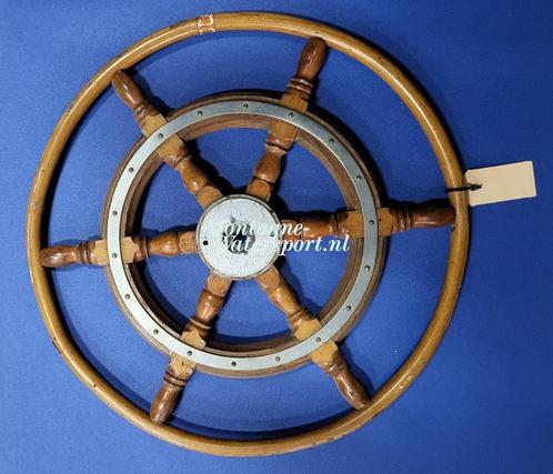 Stuurwiel hout 51cm – asmaat 18-15mm, Watersport en Boten, Accessoires en Onderhoud, Gebruikt, Motor en Techniek, Ophalen