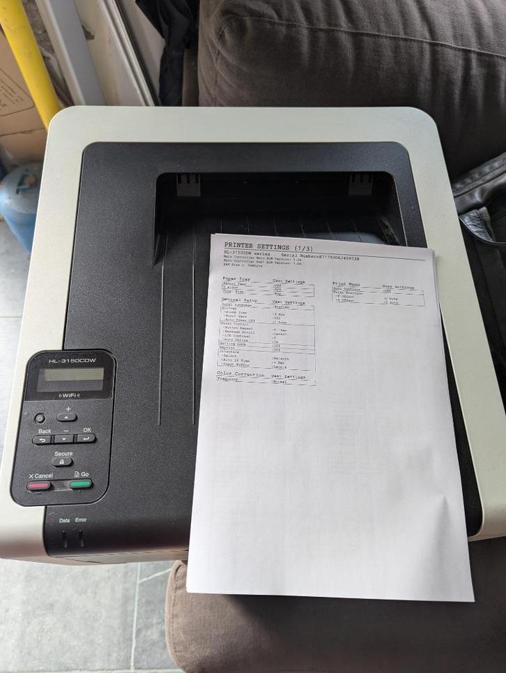 hl-3250 CDW, Computers en Software, Printers, Zo goed als nieuw, Printer, Laserprinter, Kleur printen, Zwart-en-wit printen, Draadloos