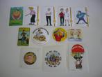 12 stickers Suske en Wiske, Sloeber, Dag & Heidi, Nero, ..., Verzamelen, Ophalen of Verzenden, Gebruikt, Strip of Tekenfilm