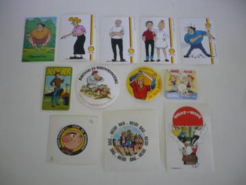 12 stickers Suske en Wiske, Sloeber, Dag & Heidi, Nero, ... beschikbaar voor biedingen